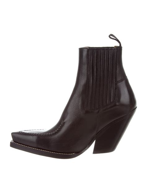 celine cowboy leather boots|celine ankle boots for women.